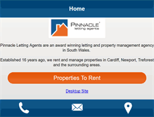 Tablet Screenshot of pinnacle-group.com